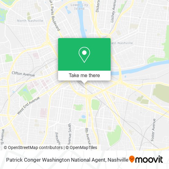 Mapa de Patrick Conger Washington National Agent