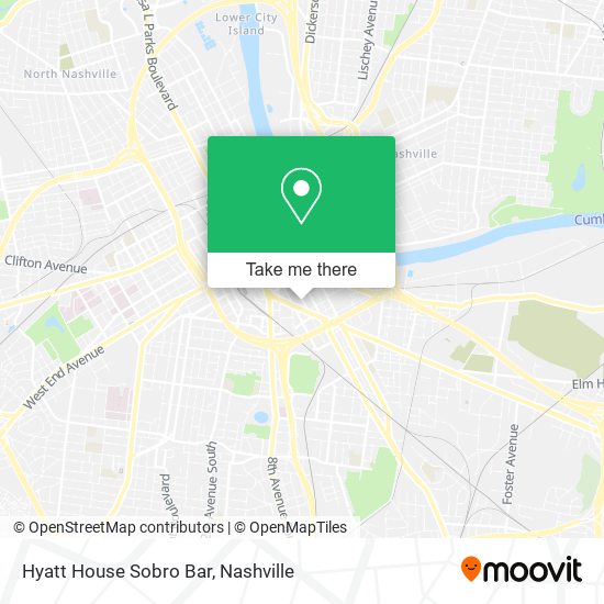 Hyatt House Sobro Bar map