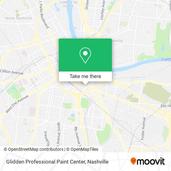 Glidden Professional Paint Center map