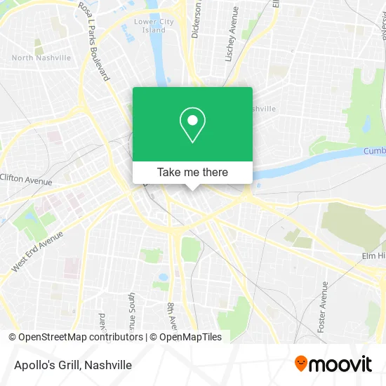 Apollo's Grill map