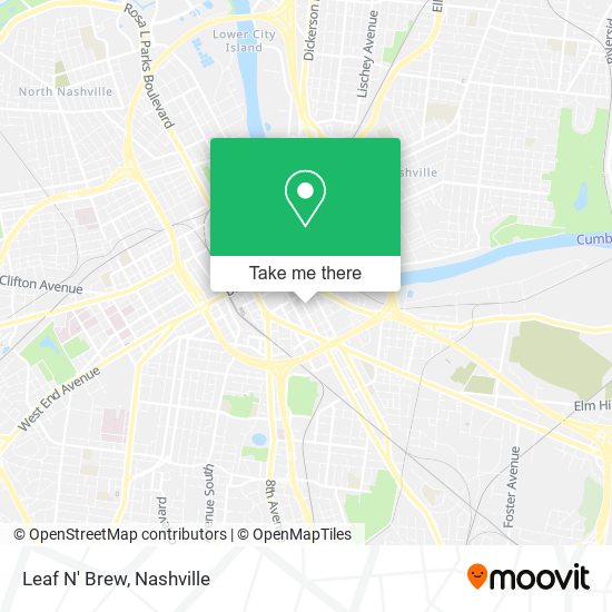 Mapa de Leaf N' Brew