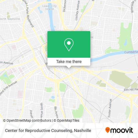 Center for Reproductive Counseling map