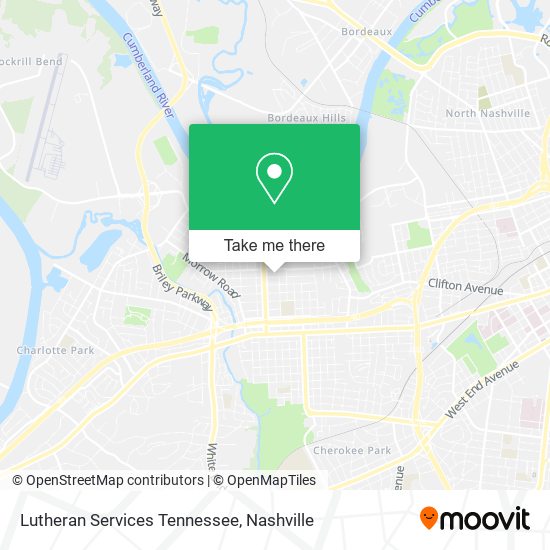 Mapa de Lutheran Services Tennessee