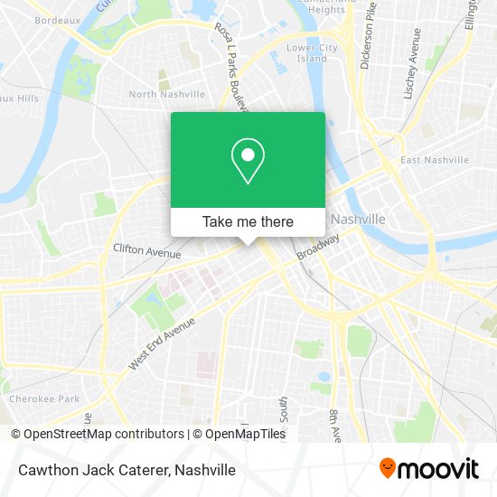 Mapa de Cawthon Jack Caterer