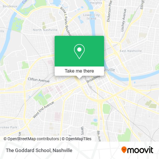 The Goddard School map
