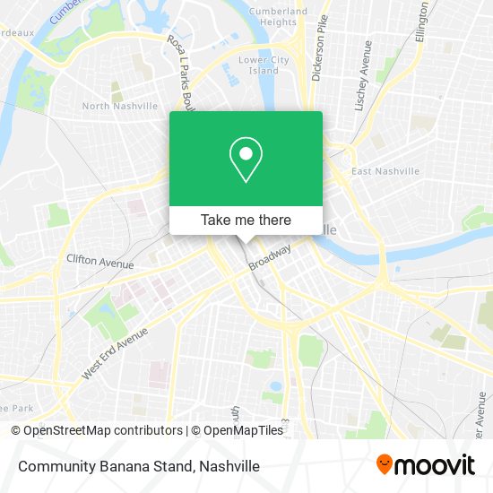 Community Banana Stand map