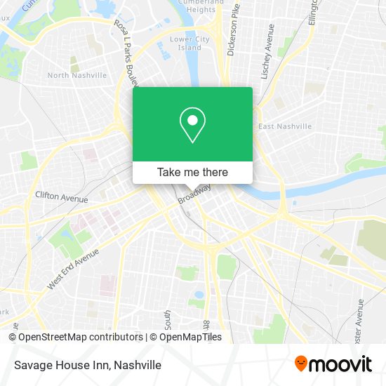Mapa de Savage House Inn