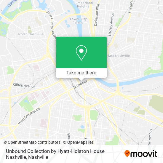 Mapa de Unbound Collection by Hyatt-Holston House Nashville