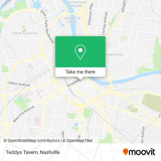 Teddys Tavern map