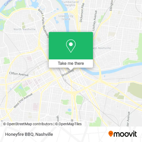 Honeyfire BBQ map