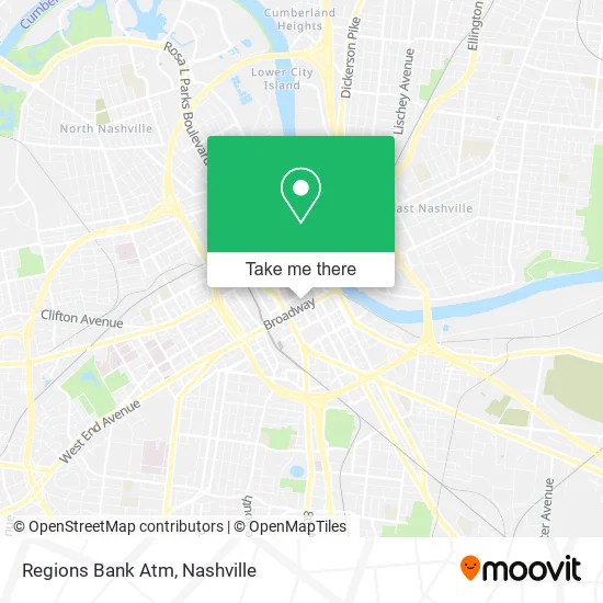 Regions Bank Atm map