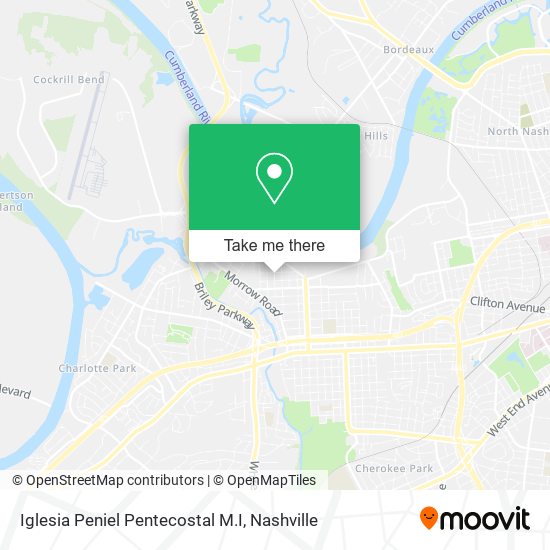 Iglesia Peniel Pentecostal M.I map