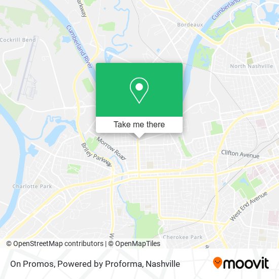 On Promos, Powered by Proforma map