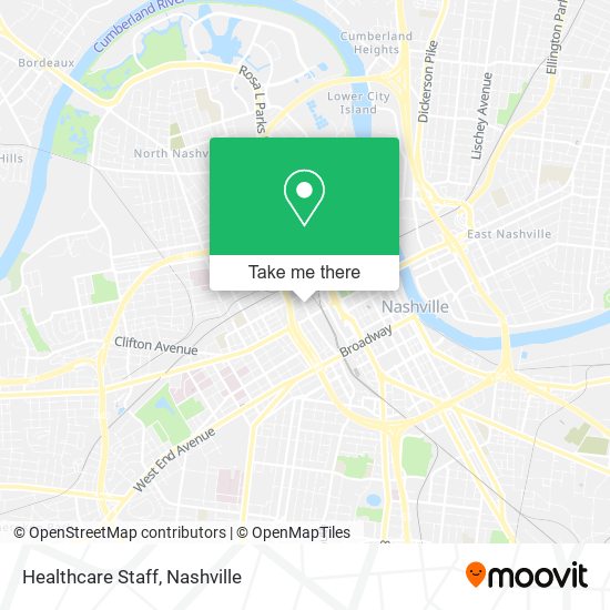 Healthcare Staff map