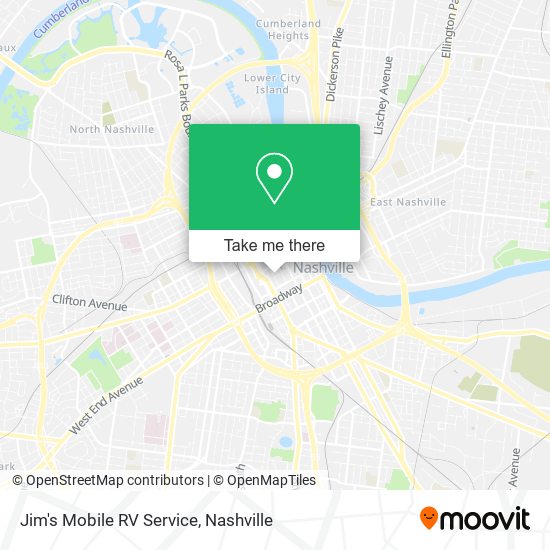Mapa de Jim's Mobile RV Service