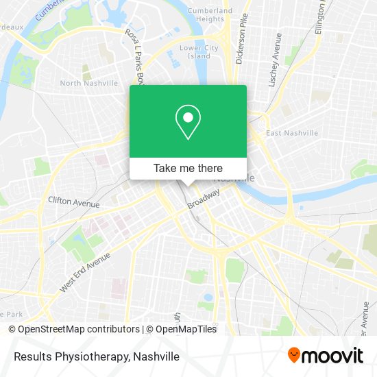 Mapa de Results Physiotherapy