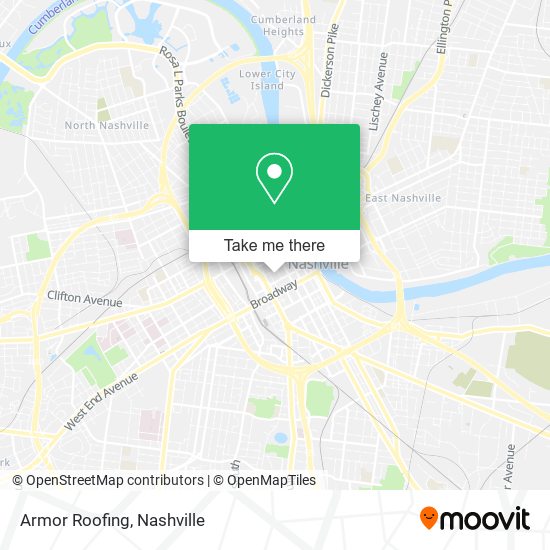 Mapa de Armor Roofing