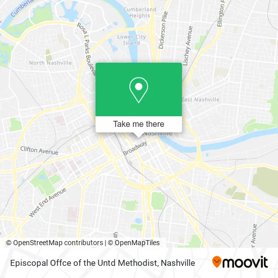 Episcopal Offce of the Untd Methodist map