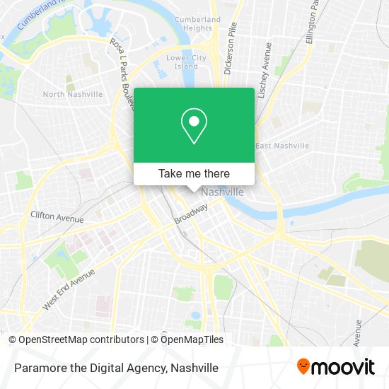 Paramore the Digital Agency map