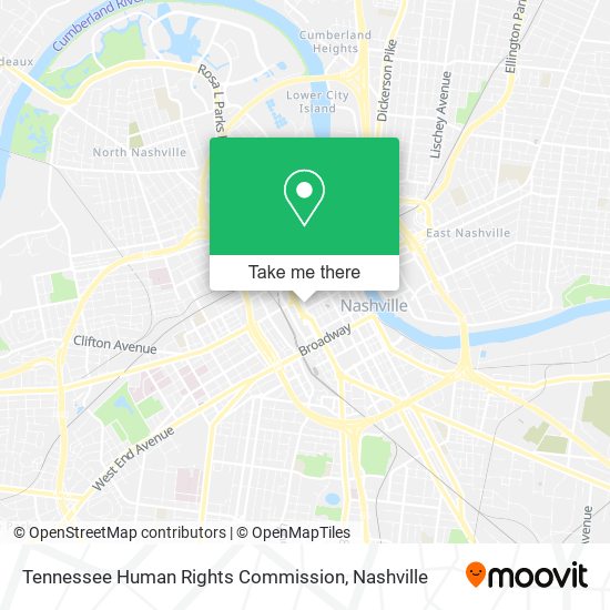 Mapa de Tennessee Human Rights Commission