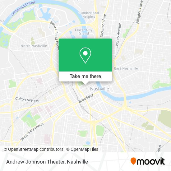 Andrew Johnson Theater map