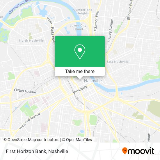 First Horizon Bank map