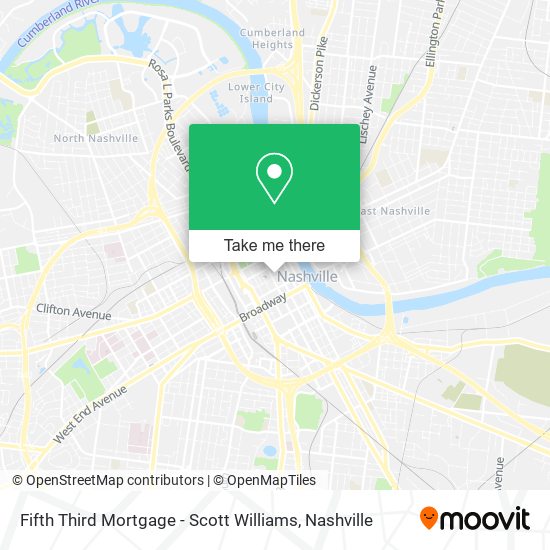 Mapa de Fifth Third Mortgage - Scott Williams