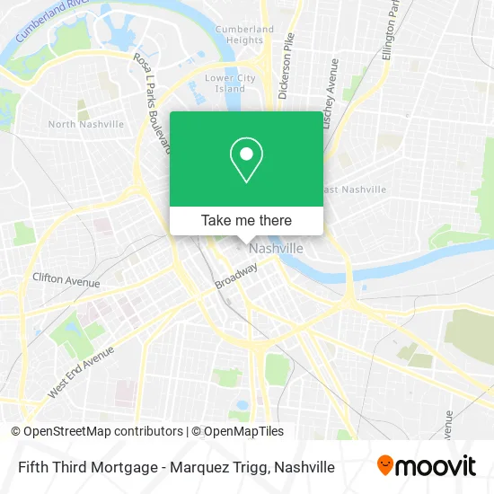 Fifth Third Mortgage - Marquez Trigg map