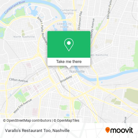 Varallo's Restaurant Too map