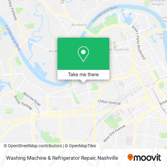 Mapa de Washing Machine & Refrigerator Repair