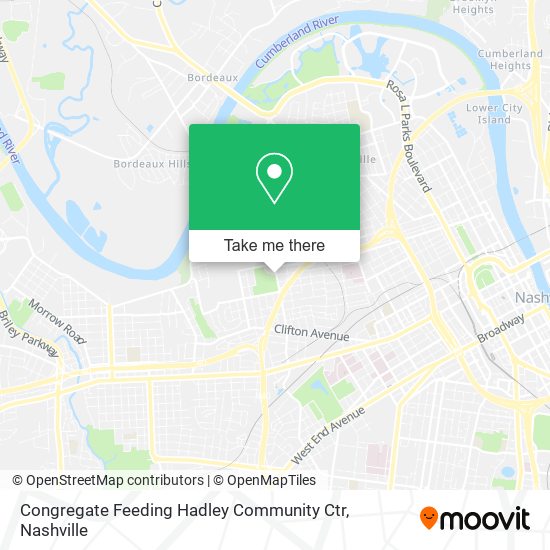 Congregate Feeding Hadley Community Ctr map
