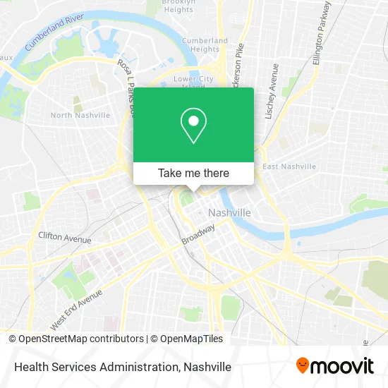 Health Services Administration map