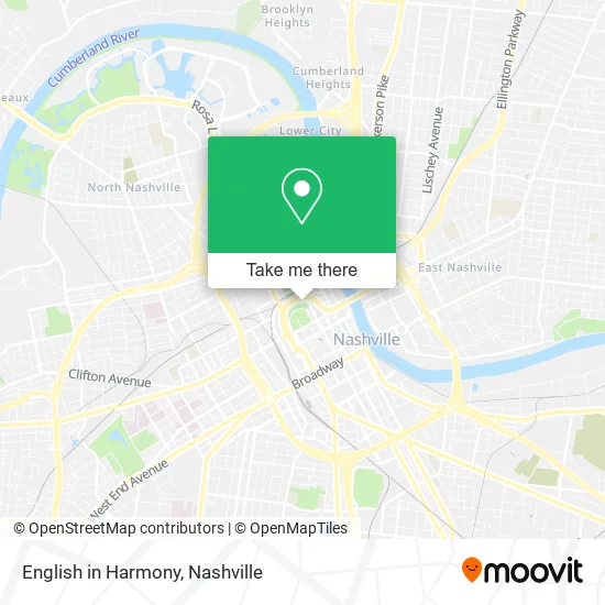 English in Harmony map