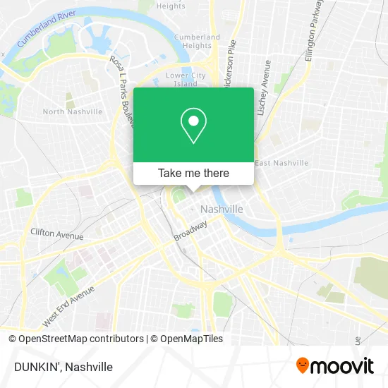 DUNKIN' map