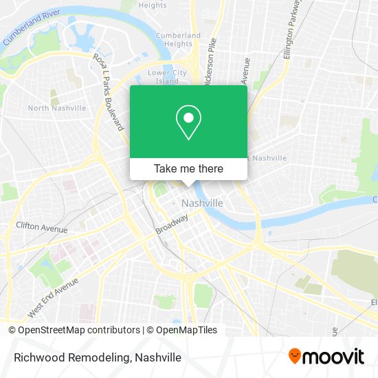 Richwood Remodeling map