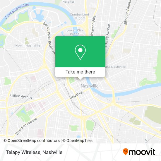 Mapa de Telapy Wireless