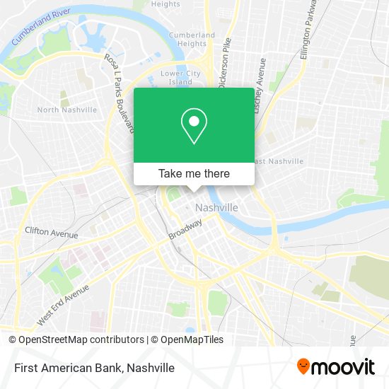 First American Bank map