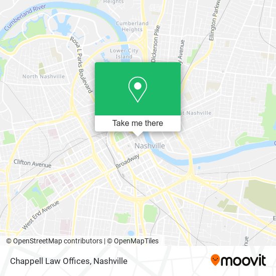 Chappell Law Offices map