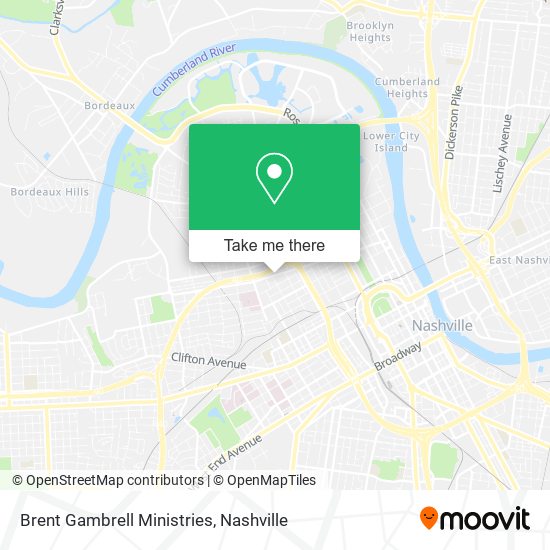 Brent Gambrell Ministries map