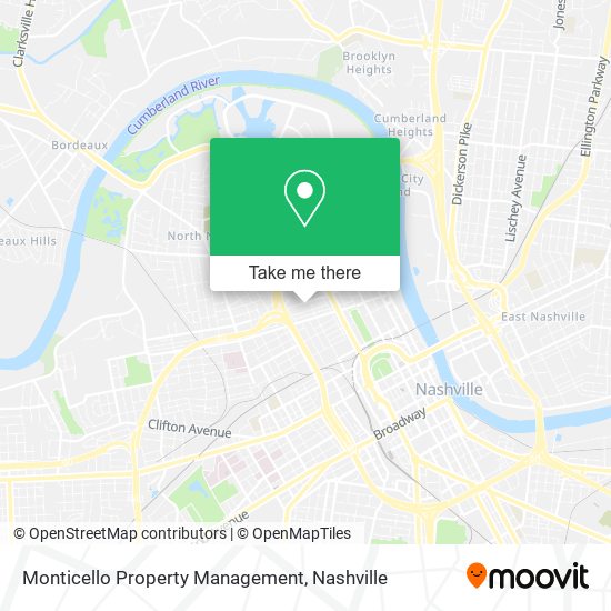 Monticello Property Management map