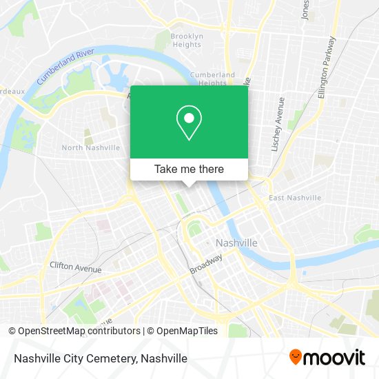 Nashville City Cemetery map
