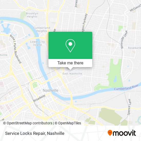 Mapa de Service Locks Repair