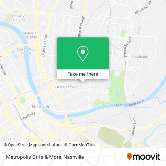 Mapa de Metropolis Gifts & More