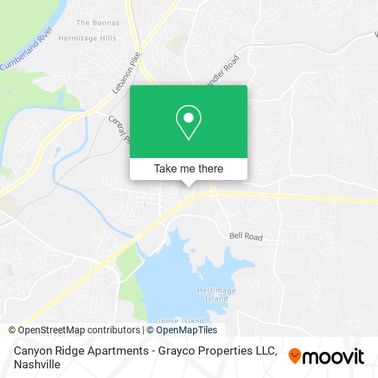 Mapa de Canyon Ridge Apartments - Grayco Properties LLC