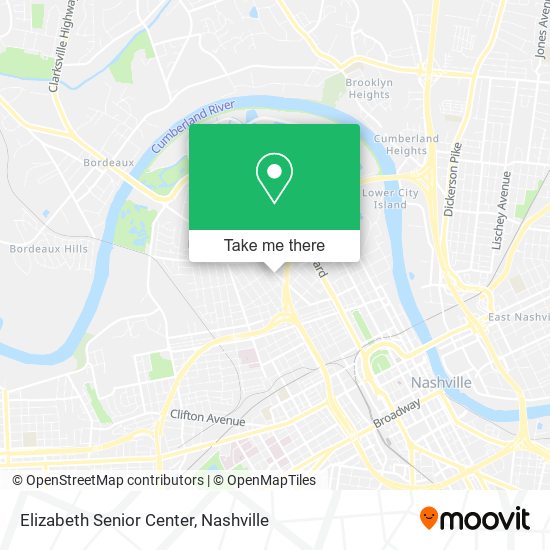 Mapa de Elizabeth Senior Center