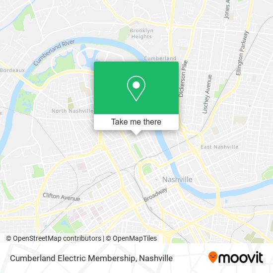 Mapa de Cumberland Electric Membership
