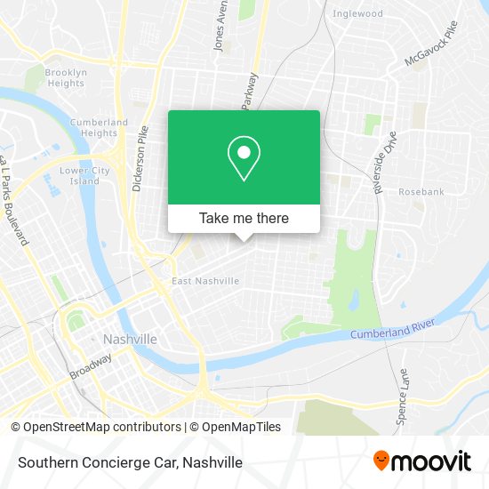 Southern Concierge Car map