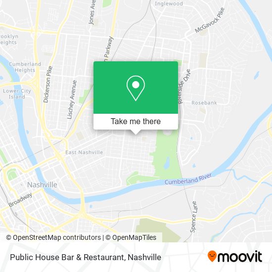 Mapa de Public House Bar & Restaurant