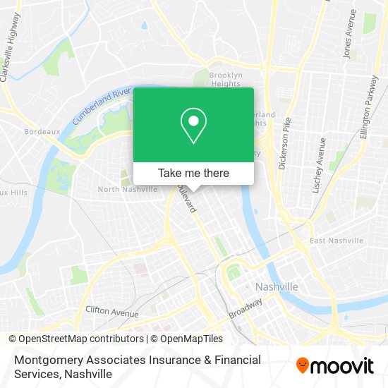 Montgomery Associates Insurance & Financial Services map