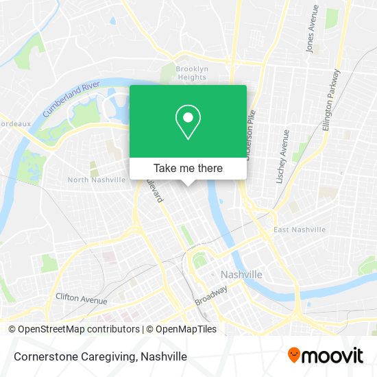 Cornerstone Caregiving map